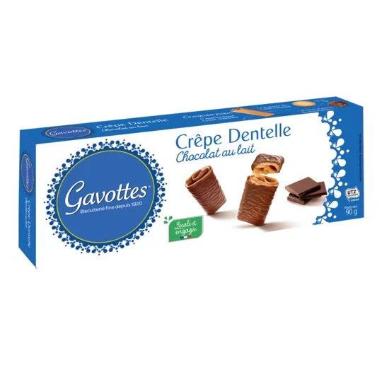Biscuits crêpe dentelle chocolat au lait GAVOTTES