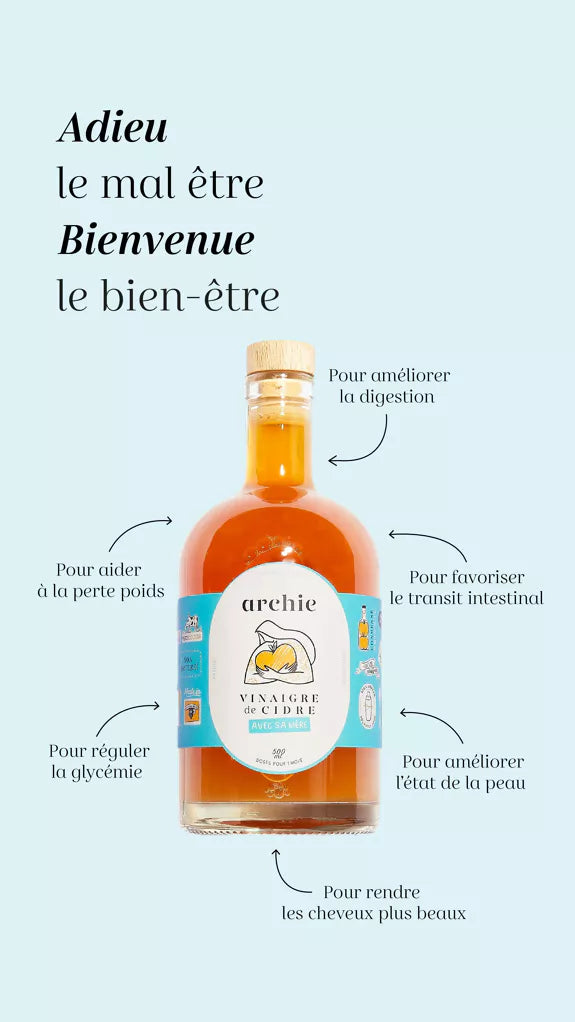Biologische ciderazijn 500Ml