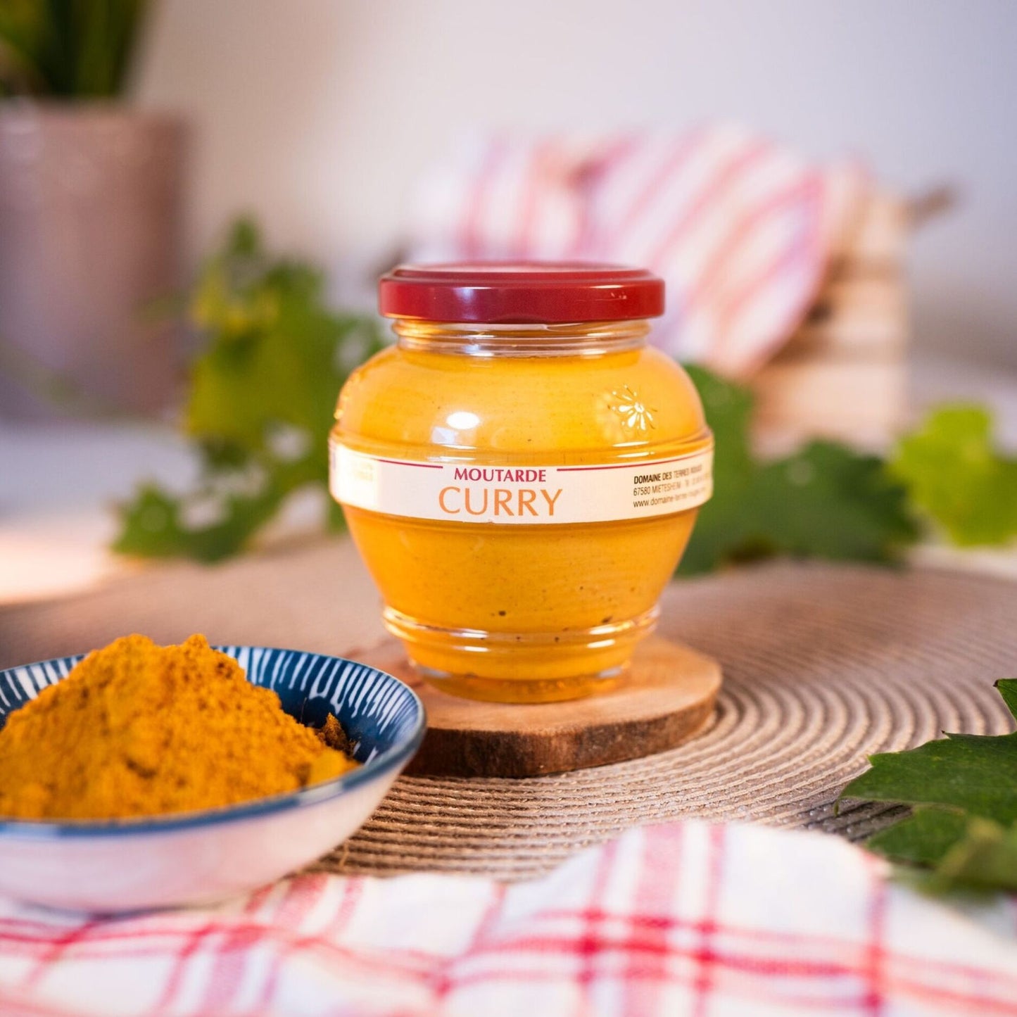 Moutarde au Curry - graines françaises sans additifs | 200g