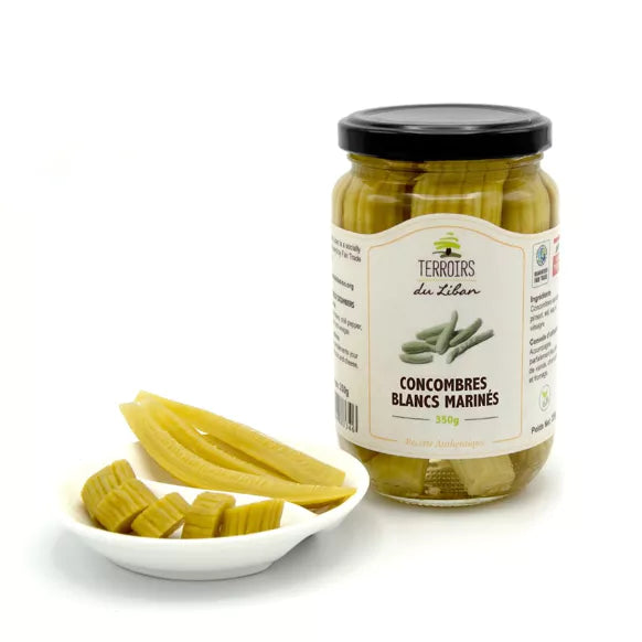 Ingelegde witte komkommers - 350g - Augurken
