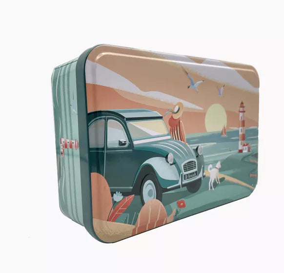 Boîte métal 350G - Assortiment galettes/palets nature - 2 CV
