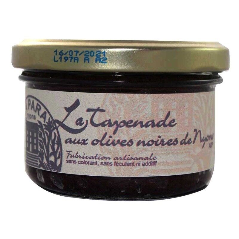 Tapenade van zwarte olijven van Nyons AOP | 90 gr