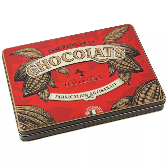 Vintage kerstbox - assortiment chocolade