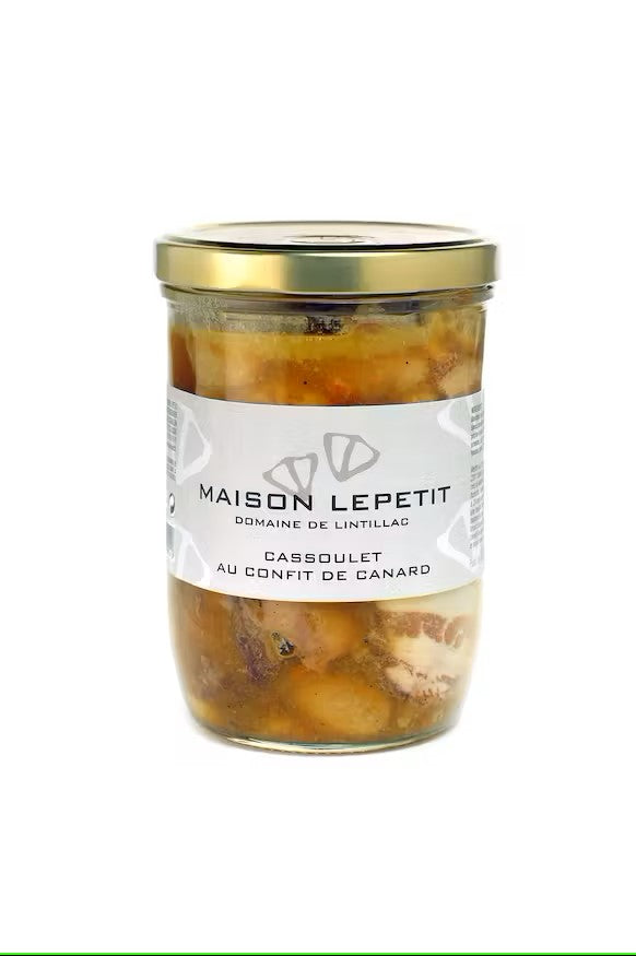 Cassoulet au confit de canard bocal 800g