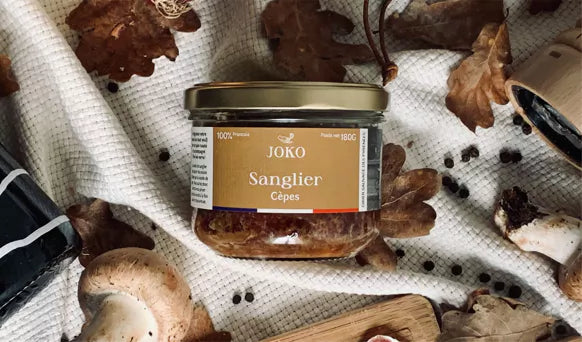 Wild boar terrine with porcini mushrooms