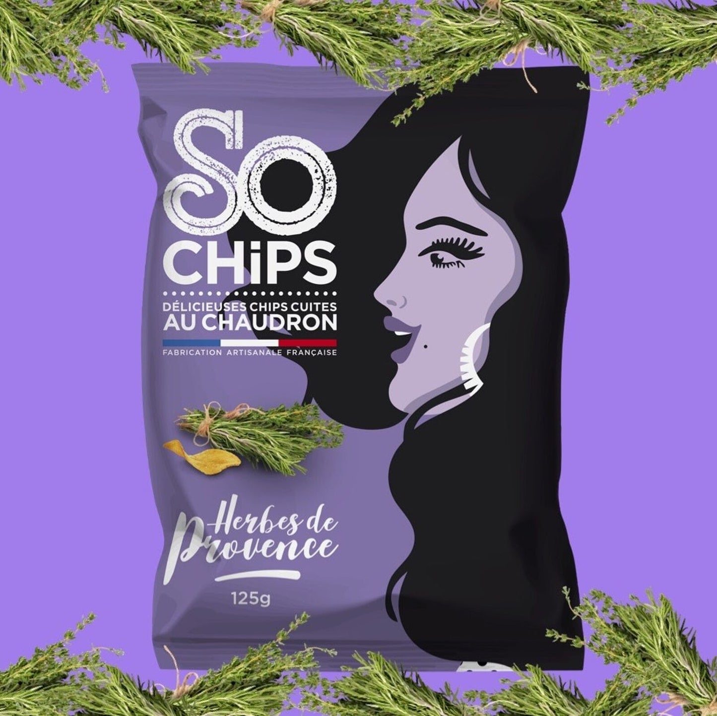 Ambachtelijke Chips met Provençaalse kruiden - 125 g