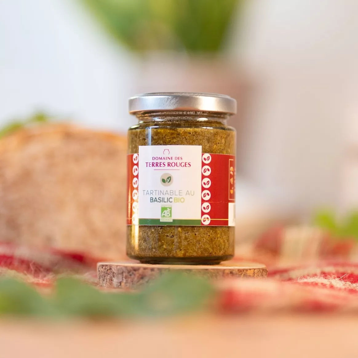 Biologische Basilicum Spread 120g