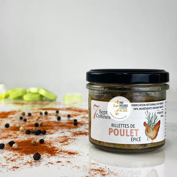 Pittige kiprillettes - 100g - (Epicure d'or 2020) -Smeerbaar voor aperitief