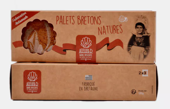 Palets bretons nature - carton 120g