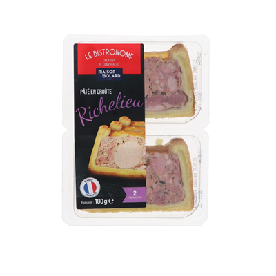 Le Bistronome Pâté en croûte Richelieu 2 x 90 g
