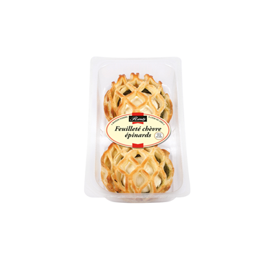 Feuilleté chèvre épinards 2 x 120 g