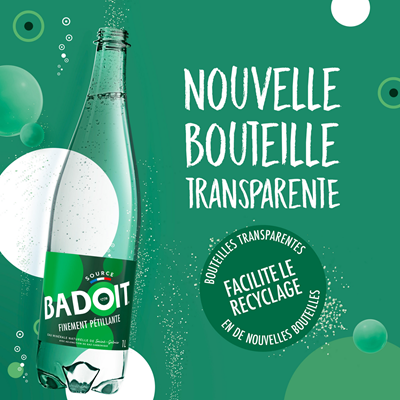 Badoit Eau minérale naturelle gazeuse 1 L