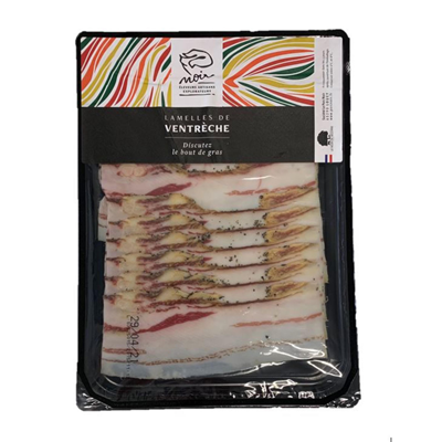 LE NOIR DE BIGORRE Lamelle de ventrèche AOP 120 g