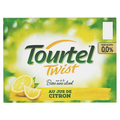 Tourtel Bière sans alcool Twist citron 27.5 cl
