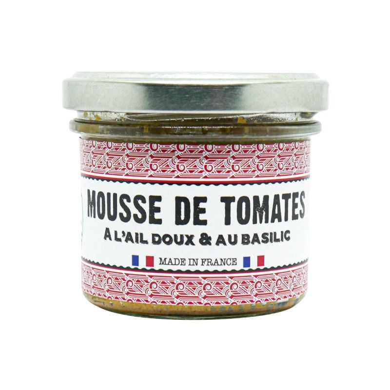 Mousse de Tomates met knoflook en basilicum