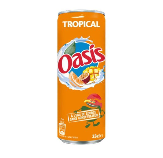 Oasis Tropical 33 cl blikje