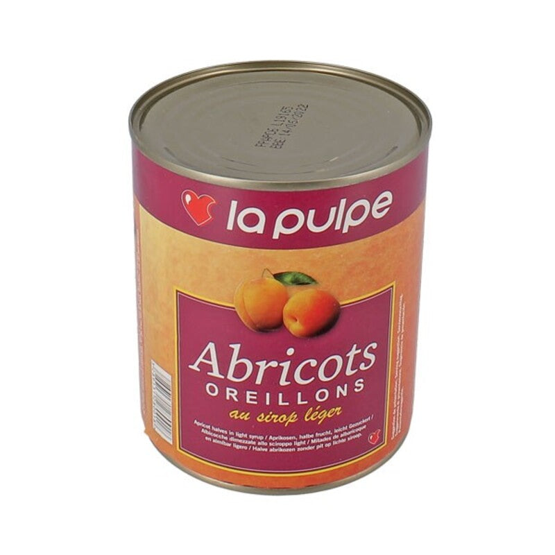Oreillons d'Abricots au sirop léger 4/4