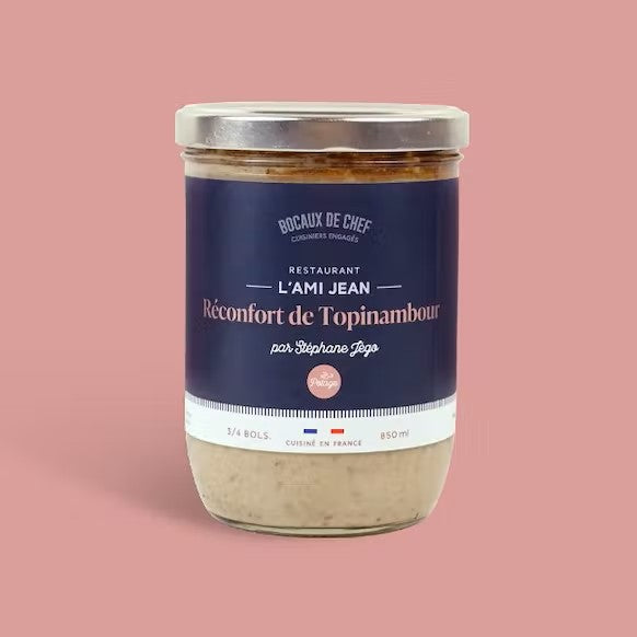 Gevogeltebouillon van Topinamboer | Bocaux de Chef - te koop bij Les Belles Saveurs