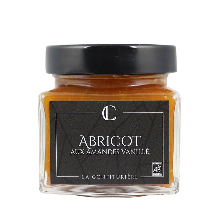 APRICOT WITH ALMONDS VANILLA (200G) by La Confiturière available at Les Belles Saveurs.
