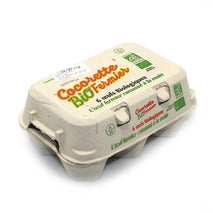 Oeufs plein air moyen BIO x6