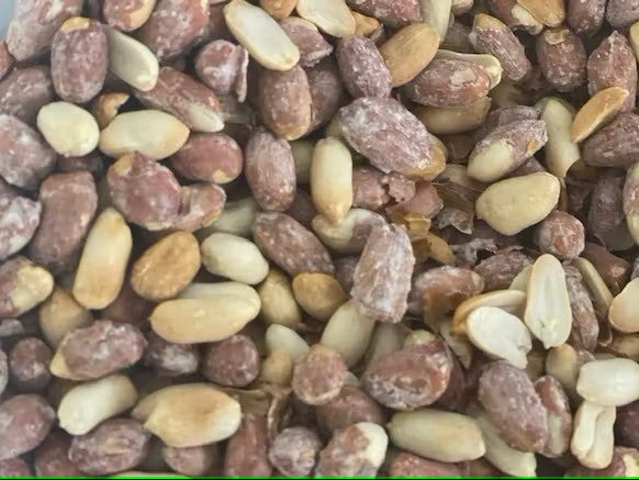Gezouten geroosterde pinda's uit Marseille pot 70gr