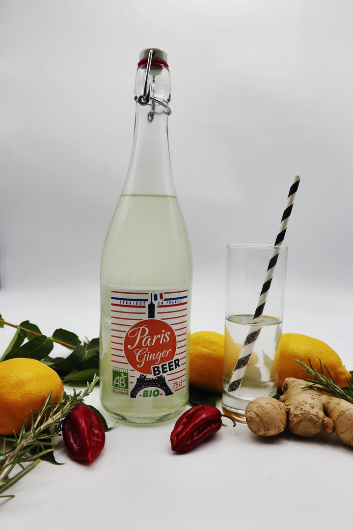 PARIS GINGER BEER ORGANIC 75CL by LA LIMONADERIE DE PARIS available at Les Belles Saveurs.