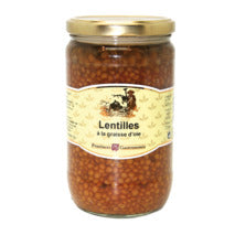 Lentilles à la graisse d'oie bocal 660g