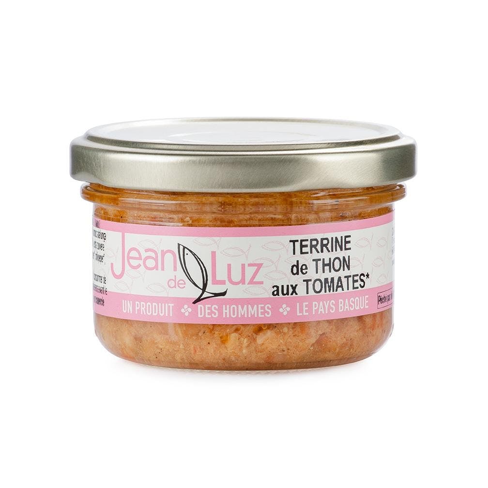 TERRINE OF TUNA WITH ORGANIC TOMATOES by JEAN de LUZ available at Les Belles Saveurs.