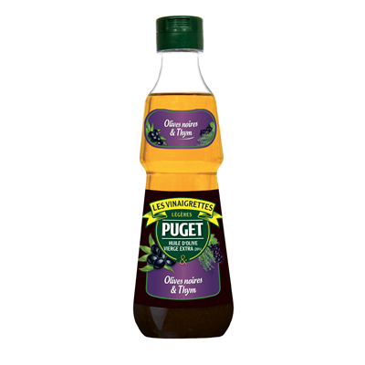 Vinaigrette olives noir 330 ml Puget