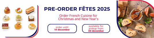 Voorbestelling Feestdagen 2025 / Précommande Fêtes 2025