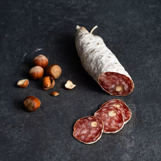 Saucisson sec aux noisettes
