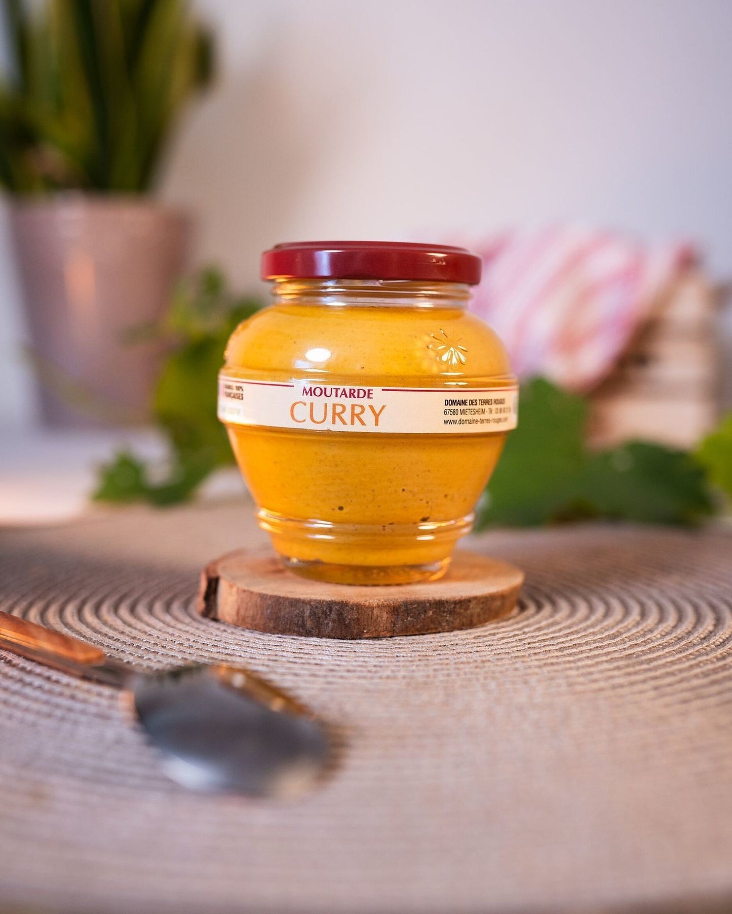 Moutarde au Curry - graines françaises sans additifs | 200g
