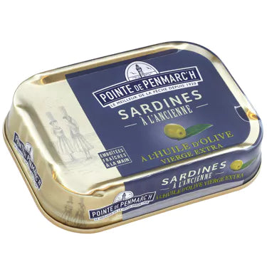 Ouderwetse sardines in extra vergine olijfolie