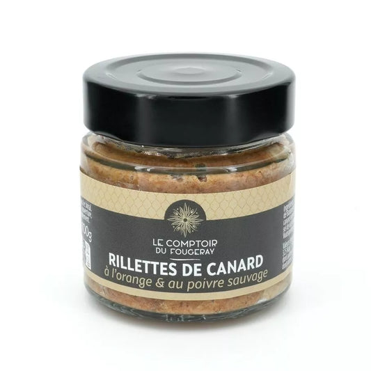 Rillettes van Barbarijse eend met sinaasappel en wilde peper