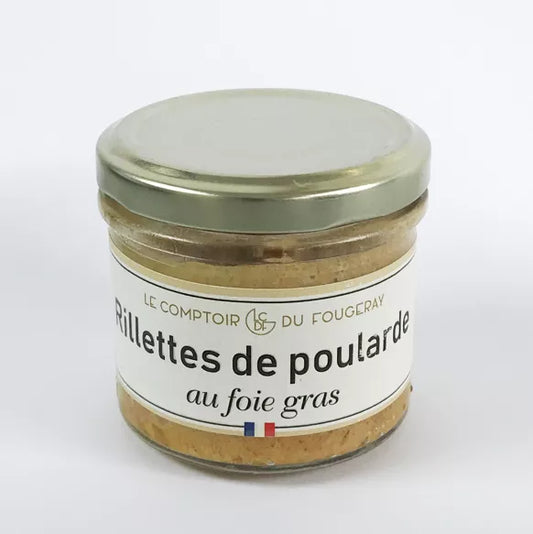 Rillettes de poularde au foie gras