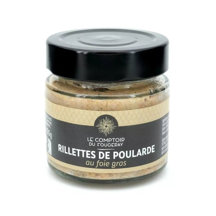 Rillettes de poularde au foie gras