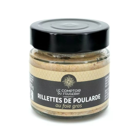 Rillettes de poularde au foie gras