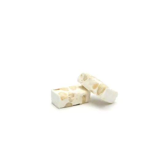 Flowpack witte nougathapjes zak 100g