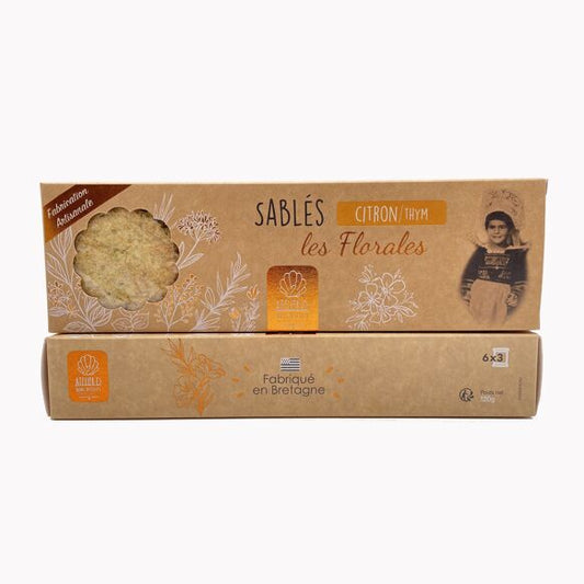 Lemon/thyme shortbread - 120 g