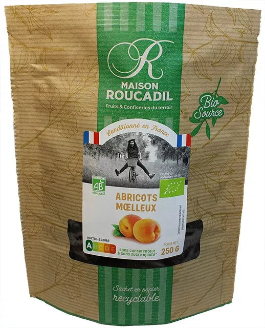 Organic soft apricots - 250g bag