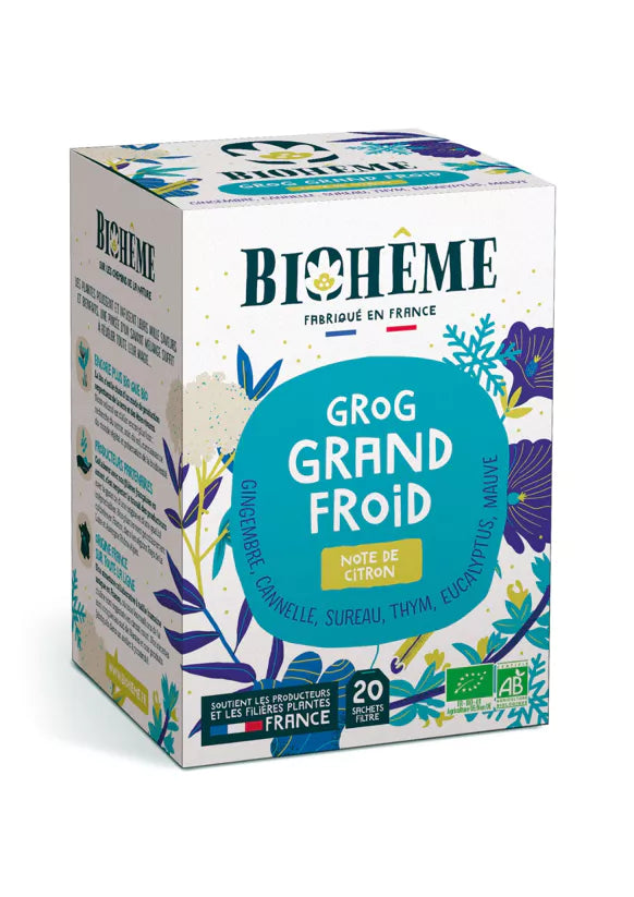 Grog zeer koude infusie - 20 theezakjes