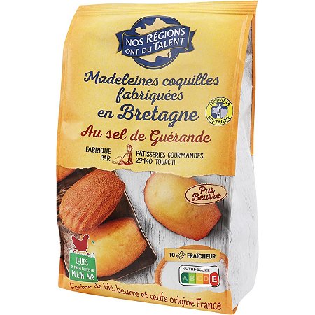 Madeleines de Bretagne pur beurre - 330 g
