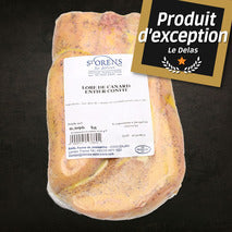 Lobe foie gras de canard français confit s/ vide 500/700g