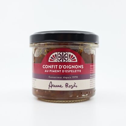 Confit d'oignon au piment d'Espelette - 110g