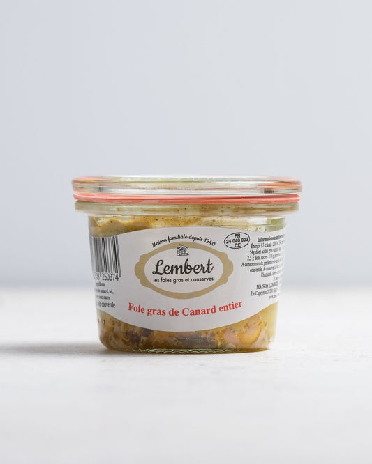 Foie gras hele eend (origine Dordogne) 50G - gouden medaille 2024