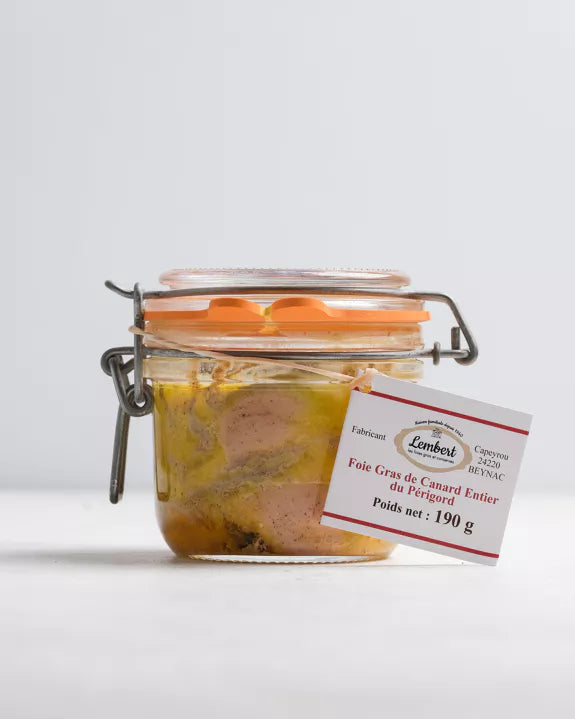 Foie gras hele eend (origine Dordogne) 50G - gouden medaille 2024