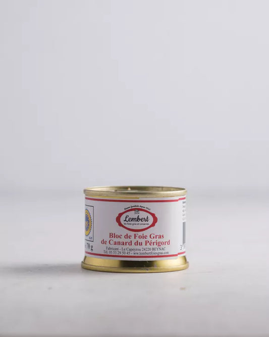 Blok foie gras van eend (oorsprong Dordogne) 60g