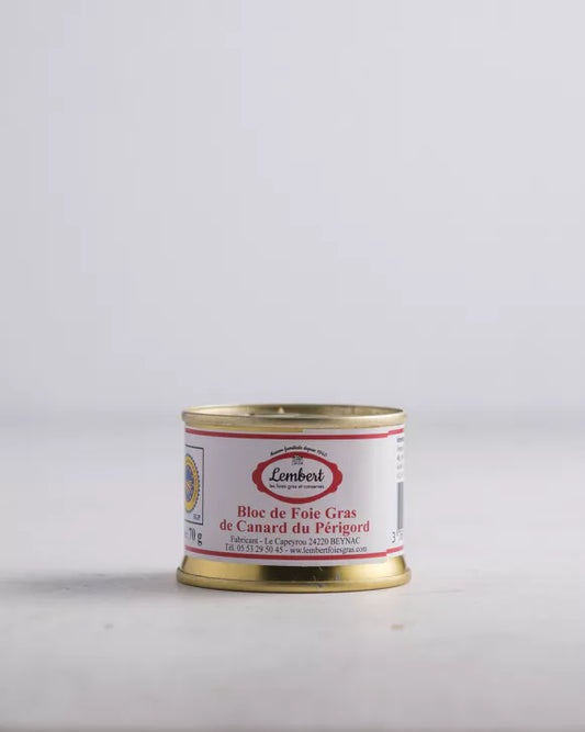 Blok foie gras van eend (oorsprong Dordogne) 60g