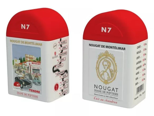 Zachte Montélimar nougat Metalen terminal 175g