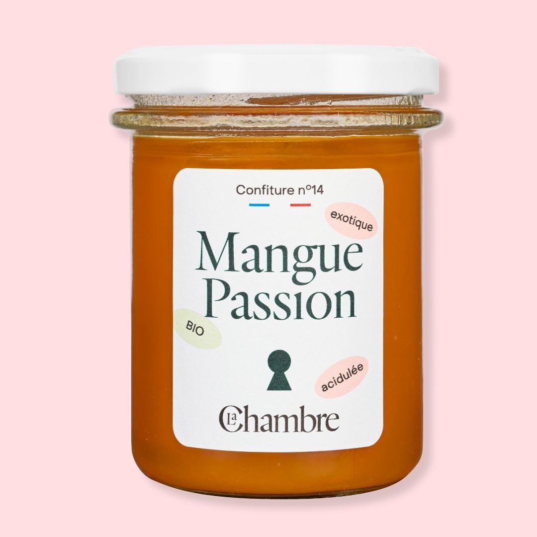 Biologische mango-passievruchtconfiture – 200 g – La Chambre